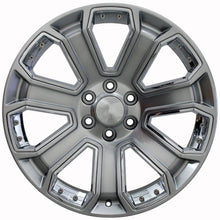 Charger l'image dans la galerie, CV93B-22090-6550-24HB-ic - OE Wheels Replica CV93B 22X9 6X139.7 ET31mm Hyper Black with Chrome Insert - OE Wheels Wheels Canada