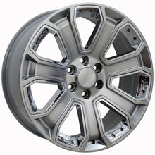 Charger l'image dans la galerie, CV93B-22090-6550-24HB-ic - OE Wheels Replica CV93B 22X9 6X139.7 ET31mm Hyper Black with Chrome Insert - OE Wheels Wheels Canada