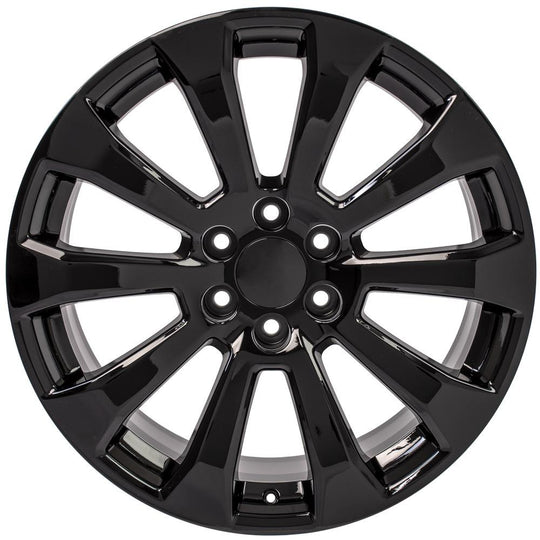 CV95-22090-6550-28B - OE Wheels Replica CV95 22X9 6X139.7 ET28mm Gloss Black - OE Wheels Wheels Canada