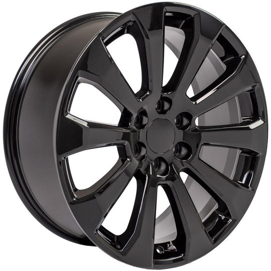 CV95-22090-6550-28B - OE Wheels Replica CV95 22X9 6X139.7 ET28mm Gloss Black - OE Wheels Wheels Canada