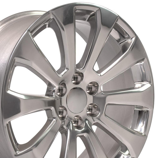 CV95-22090-6550-28P - OE Wheels Replica CV95 22X9 6X139.7 ET28mm Polished - OE Wheels Wheels Canada