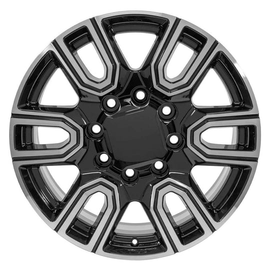 CV96B-20085-8180-47MB - OE Wheels Replica CV96B 20X8.5 8X180 ET47mm Black Machined - OE Wheels Wheels Canada