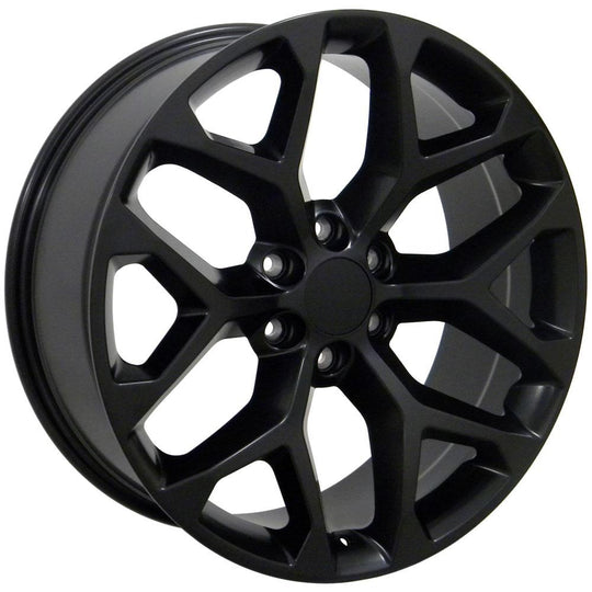 CV98B-22090-6550-24B1 - OE Wheels Replica CV98B 22X9 6X139.7 ET24mm Satin Black - OE Wheels Wheels Canada