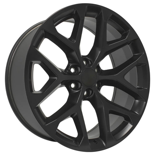 CV98B-24100-6550-24B1 - OE Wheels Replica CV98B 24X10 6X139.7 ET24mm Satin Black - OE Wheels Wheels Canada
