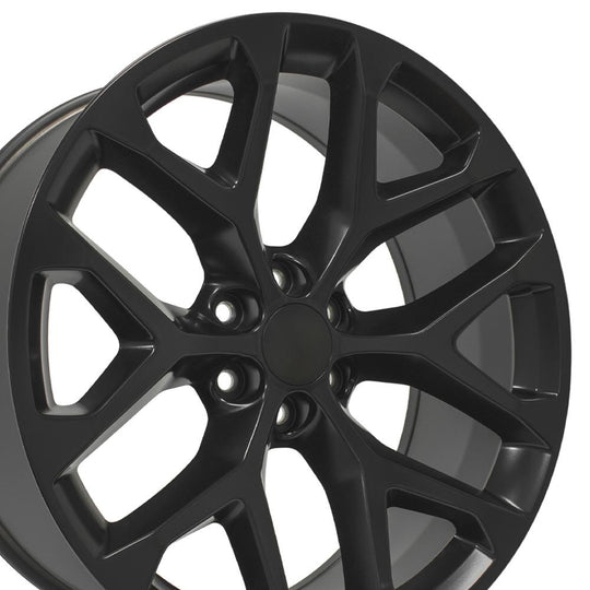 CV98B-24100-6550-24B1 - OE Wheels Replica CV98B 24X10 6X139.7 ET24mm Satin Black - OE Wheels Wheels Canada