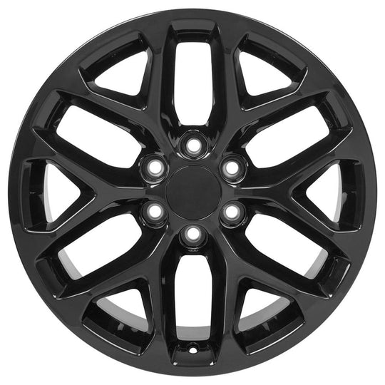 CV98B-20090-6550-24B - OE Wheels Replica CV98B 20X9 6X139.7 ET27mm Gloss Black - OE Wheels Wheels Canada