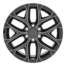 Load image into Gallery viewer, CV98B-20090-6550-24BM - OE Wheels Replica CV98B 20X9 6X139.7 ET27mm Black with Milled Edge - OE Wheels Wheels Canada