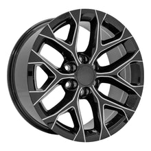 Load image into Gallery viewer, CV98B-20090-6550-24BM - OE Wheels Replica CV98B 20X9 6X139.7 ET27mm Black with Milled Edge - OE Wheels Wheels Canada