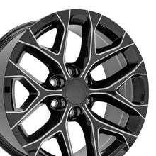 Load image into Gallery viewer, CV98B-20090-6550-24BM - OE Wheels Replica CV98B 20X9 6X139.7 ET27mm Black with Milled Edge - OE Wheels Wheels Canada