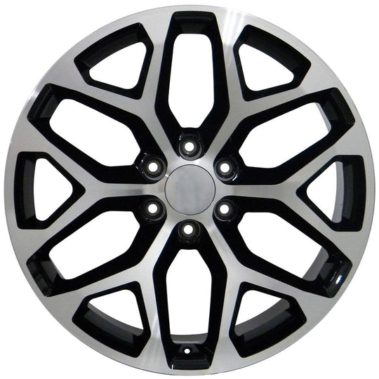 CV98B-20090-6550-24MB - OE Wheels Replica CV98B 20X9 6X139.7 ET27mm Black Machined - OE Wheels Wheels Canada