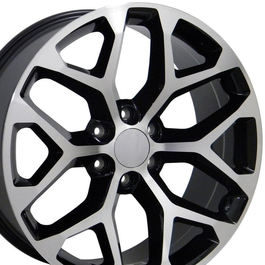 CV98B-20090-6550-24MB - OE Wheels Replica CV98B 20X9 6X139.7 ET27mm Black Machined - OE Wheels Wheels Canada