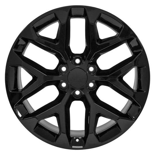 CV98B-22090-6550-24B - OE Wheels Replica CV98B 22X9 6X139.7 ET24mm Gloss Black - OE Wheels Wheels Canada
