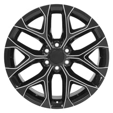 Load image into Gallery viewer, CV98B-22090-6550-24BM - OE Wheels Replica CV98B 22X9 6X139.7 ET24mm Black with Milled Edge - OE Wheels Wheels Canada