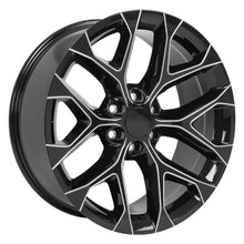 Load image into Gallery viewer, CV98B-22090-6550-24BM - OE Wheels Replica CV98B 22X9 6X139.7 ET24mm Black with Milled Edge - OE Wheels Wheels Canada
