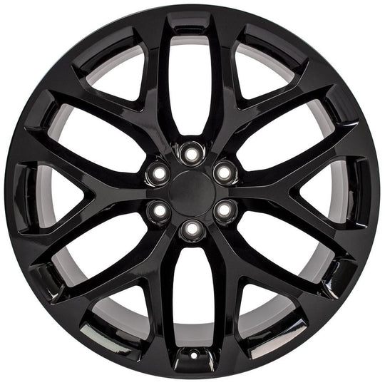 CV98B-24100-6550-24B - OE Wheels Replica CV98B 24X10 6X139.7 ET24mm Gloss Black - OE Wheels Wheels Canada