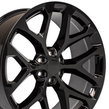 Charger l'image dans la galerie, CV98B-24100-6550-24B - OE Wheels Replica CV98B 24X10 6X139.7 ET24mm Gloss Black - OE Wheels Wheels Canada