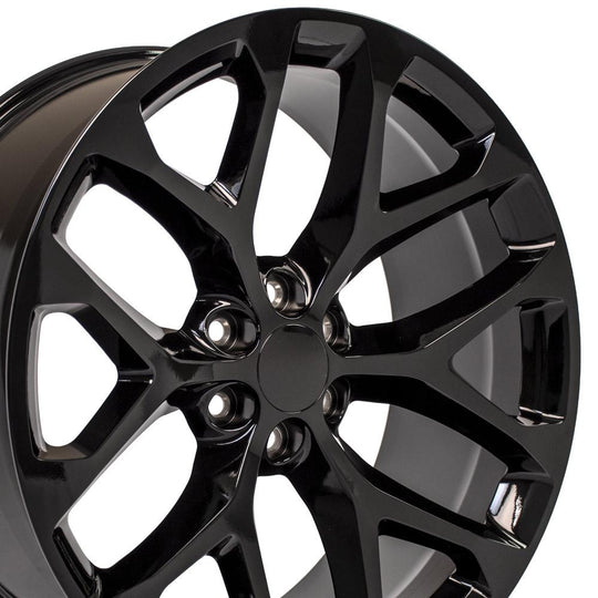 CV98B-24100-6550-24B - OE Wheels Replica CV98B 24X10 6X139.7 ET24mm Gloss Black - OE Wheels Wheels Canada