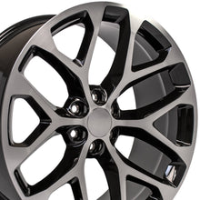 Charger l'image dans la galerie, CV98B-24100-6550-24MB - OE Wheels Replica CV98B 24X10 6X139.7 ET24mm Gloss Black Machined - OE Wheels Wheels Canada