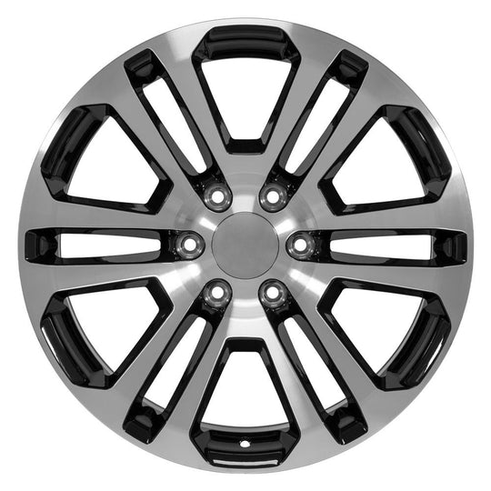 CV99-20090-6550-31MB - OE Wheels Replica CV99 20X9 6X139.7 ET31mm Black Machined - OE Wheels Wheels Canada
