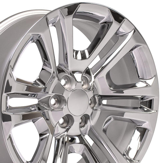 CV99-22090-6550-24C - OE Wheels Replica CV99 22X9 6X139.7 ET24mm Chrome - OE Wheels Wheels Canada