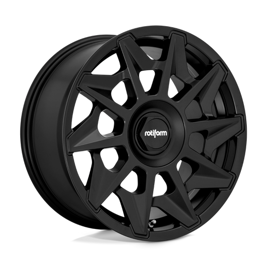 R1291985F8+45 - Rotiform R129 Cvt 19X8.5 5X112  45mm Matte Black - Rotiform Wheels Canada
