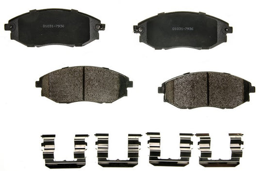 CXD1031 Performance Plus Premium Ceramic Disc Brake Pad Set Agna Brakes