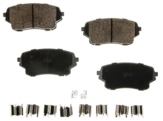 CXD1105 Performance Plus Premium Ceramic Disc Brake Pad Set Agna Brakes