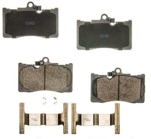 CXD1118 Performance Plus Premium Ceramic Disc Brake Pad Set Agna Brakes