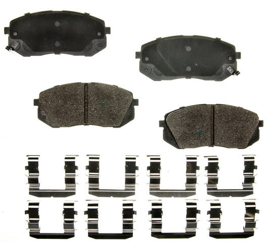CXD1295 Performance Plus Premium Ceramic Disc Brake Pad Set Agna Brakes