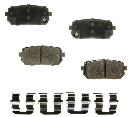 CXD1296 Performance Plus Premium Ceramic Disc Brake Pad Set Agna Brakes