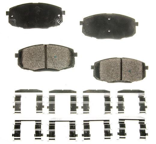CXD1397 Performance Plus Premium Ceramic Disc Brake Pad Set Agna Brakes