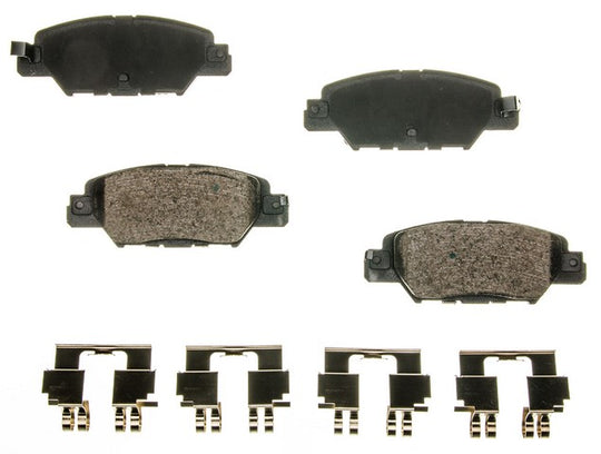 CXD1846 Performance Plus Premium Ceramic Disc Brake Pad Set Agna Brakes