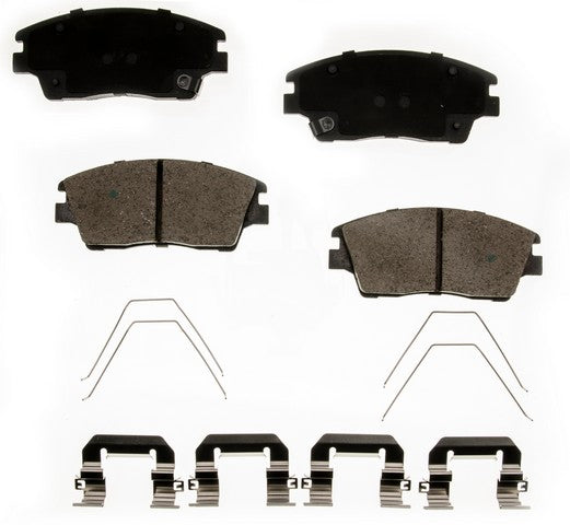 CXD1847 Performance Plus Premium Ceramic Disc Brake Pad Set Agna Brakes