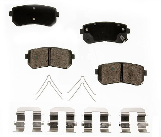 CXD1856 Performance Plus Premium Ceramic Disc Brake Pad Set Agna Brakes