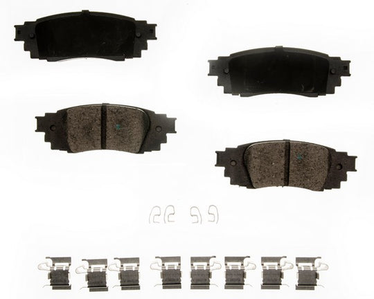 CXD1879 Performance Plus Premium Ceramic Disc Brake Pad Set Agna Brakes