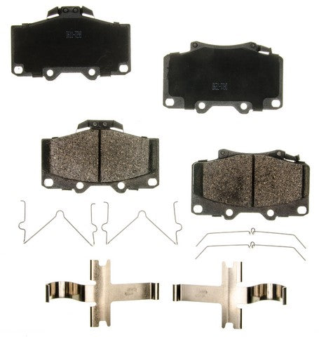 CXD611 Performance Plus Premium Ceramic Disc Brake Pad Set Agna Brakes