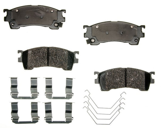 CXD637 Performance Plus Premium Ceramic Disc Brake Pad Set Agna Brakes