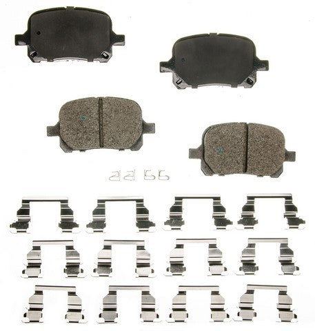 CXD707 Performance Plus Premium Ceramic Disc Brake Pad Set Agna Brakes