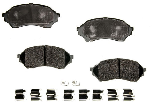 CXD798 Performance Plus Premium Ceramic Disc Brake Pad Set Agna Brakes