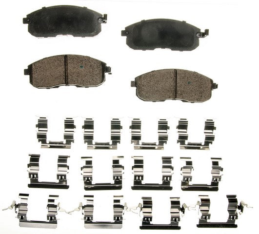 CXD815A Performance Plus Premium Ceramic Disc Brake Pad Set Agna Brakes