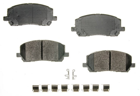 CXD884 Performance Plus Premium Ceramic Disc Brake Pad Set Agna Brakes