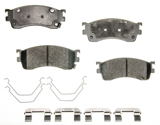 CXD893 Performance Plus Premium Ceramic Disc Brake Pad Set Agna Brakes
