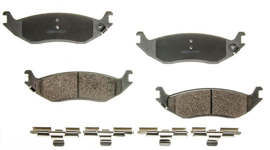 CXD898 Performance Plus Premium Ceramic Disc Brake Pad Set Agna Brakes