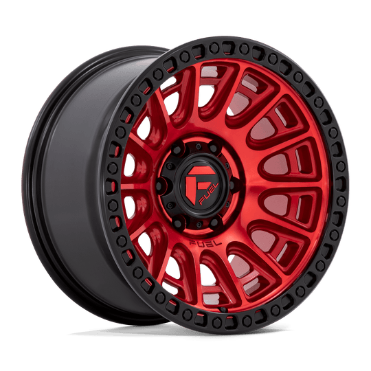D83417907545 - Fuel Off-Road D834 Cycle 17X9 5X127 -12 mm Candy Red With Black Ring - Fuel Off-Road Wheels Canada