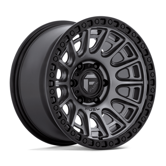 D83517857559 - Fuel Off-Road D835 Cycle 17X8.5 5X127 ET 30mm Matte Gunmetal with Black Ring - Fuel Off-Road Wheels Canada