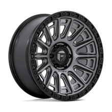 Charger l'image dans la galerie, D83520908450 - Fuel Off-Road D835 Cycle 20X9 6X139.7 1mm Matte Gunmetal With Black Ring - Fuel Off-Road Wheels Canada