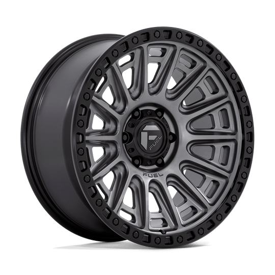 D83520908450E - Fuel Off-Road D835 Cycle 20X9 6X139.7 1mm Matte Gunmetal With Black Ring - Fuel Off-Road Wheels Canada