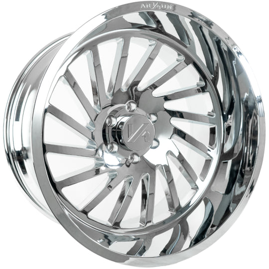 K14922201745 - Arkon Caesar 22X12 8X170 -51mm Chrome - Arkon Wheels Canada