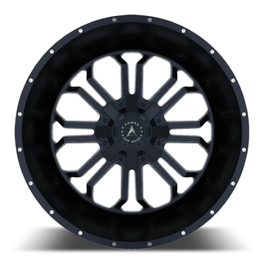A142-2090-35-141 - Armed OffRoad Cannon 20X9 8X165.1 ET 0mm Matte Black Milled - Armed OffRoad Wheels Canada