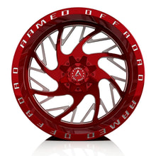 Charger l'image dans la galerie, A151-2012-32-151 - Armed OffRoad Carnage 20X12 6X135 ET -44mm Candy Red Milled - Armed OffRoad Wheels Canada